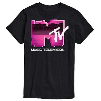 Big & Tall MTV Retro Gamer Logo Graphic Tee