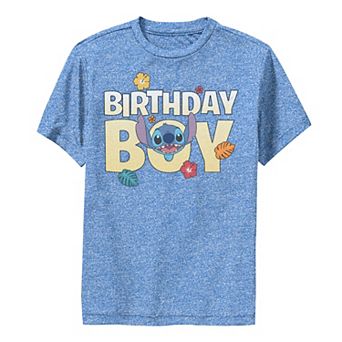 Disney's Lilo & Stitch Boys 8-20 Birthday Boy Stitch Graphic Tee