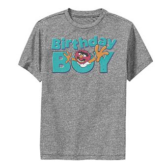 Disney's The Muppets Boys 8-20 Birthday Boy Animal Pop Out Graphic Tee