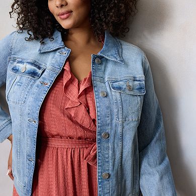 Plus Size LC Lauren Conrad New Core Denim Jacket