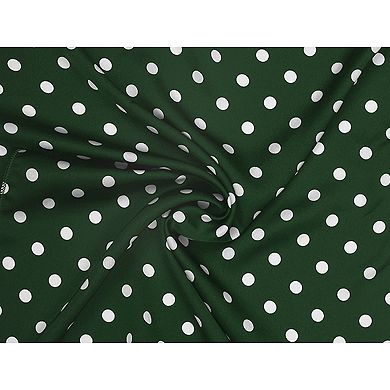 Women's Vintage Retro Polka Dots Square Scarves Kerchief