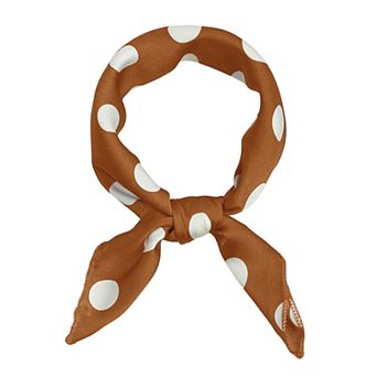 Women's Vintage Retro Polka Dots Square Scarves Kerchief