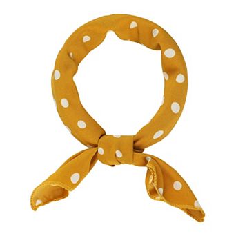 Women's Vintage Retro Polka Dots Square Scarves Kerchief