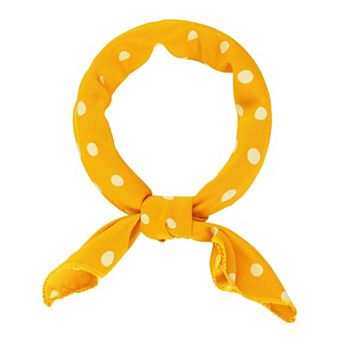 Women's Vintage Retro Polka Dots Square Scarves Kerchief