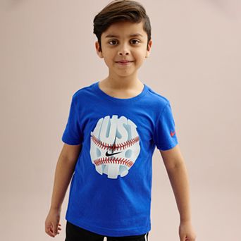 Boys 4-7 Nike "Just Do It." Baseball Short Sleeve Graphic Tee