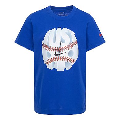 Boys 4-7 Nike "Just Do It." Baseball Short Sleeve Graphic Tee