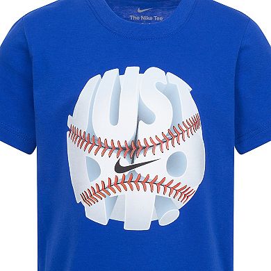 Boys 4-7 Nike "Just Do It." Baseball Short Sleeve Graphic Tee