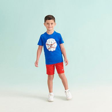 Boys 4-7 Nike "Just Do It." Baseball Short Sleeve Graphic Tee