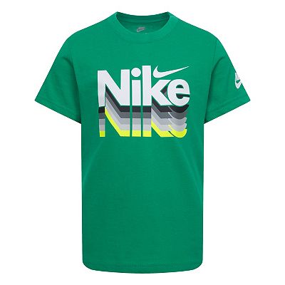 Boys 4 7 Nike Retro Logo Fade Short Sleeve T shirt