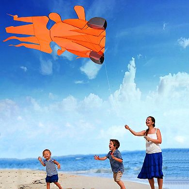 Large Goldfish Kite for Kids Outdoor Play