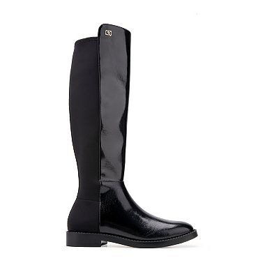 Aerosoles Trapani Women's Faux Patent Leather Riding Boots