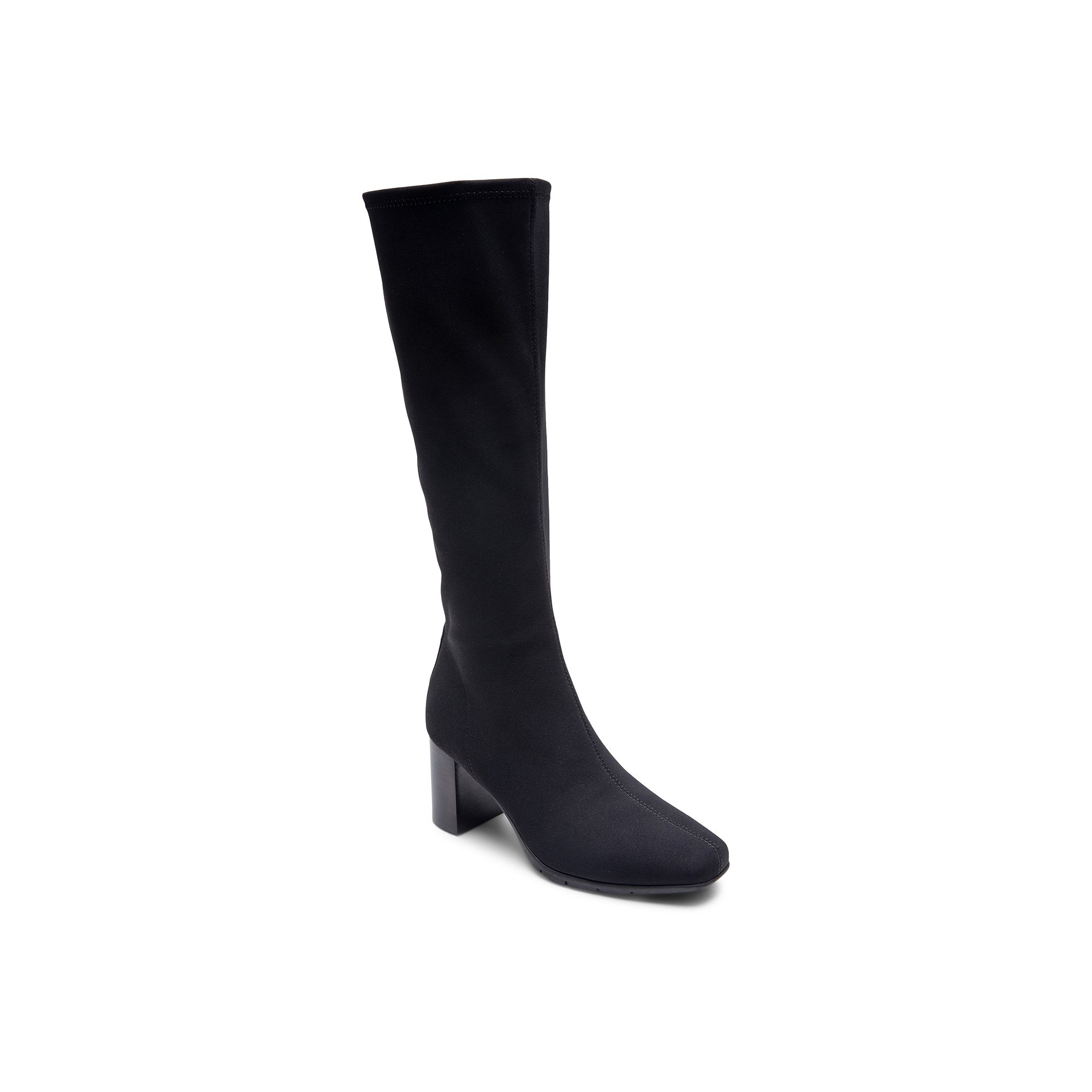 Aerosoles Micah Womens Knee High Boots, Size: 8.5 XW, Black Fabric