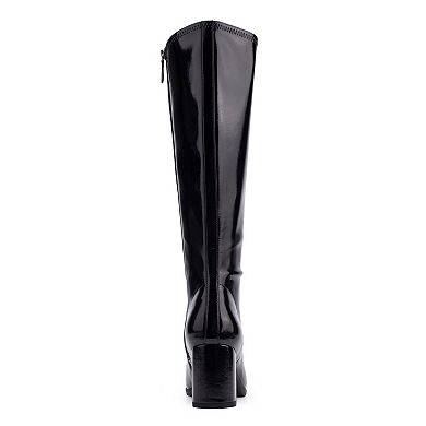 Aerosoles Micah Women's Faux Patent Leather Knee High Boots