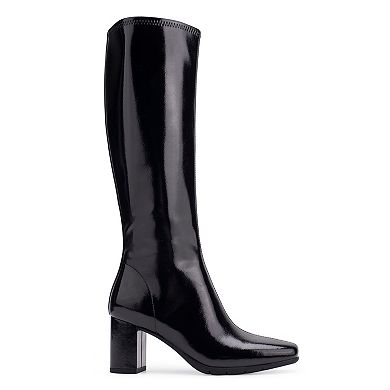 Aerosoles Micah Women's Faux Patent Leather Knee High Boots