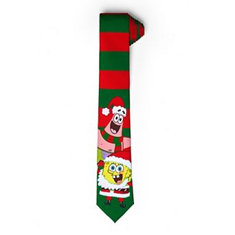 Men's OppoSuits SpongeBob SquarePants Christmas Necktie