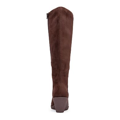 aerosoles binocular tall suede boots