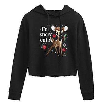 Disney's Bambi Juniors' I'm Snow Cute Cropped Hoodie