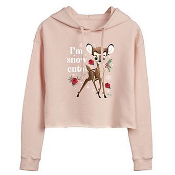 Disney's Bambi Juniors' I'm Snow Cute Cropped Hoodie