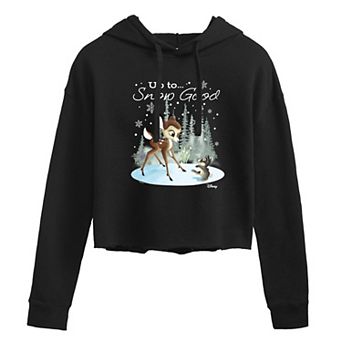 Disney's Bambi Juniors' Up To Snow Good Cropped Hoodie