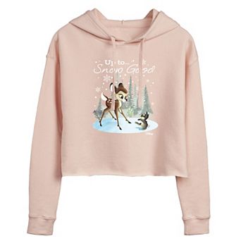 Disney's Bambi Juniors' Up To Snow Good Cropped Hoodie