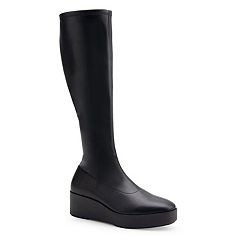 Aerosoles tall black clearance boots