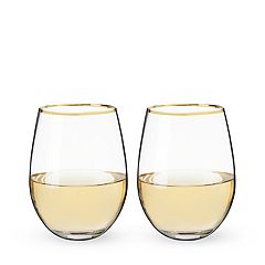 Luster Stemless Champagne Flute Set by Twine