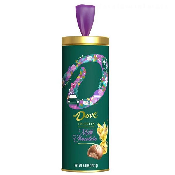 Christmas Stocking Stuffers Milk Chocolate Candy Truffles Tube