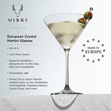 Viski Reserve European Crystal Glasses