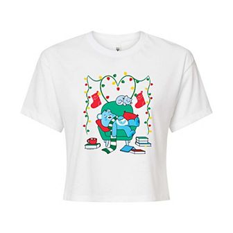 Juniors' Care Bears Unlock The Magic Cozy Cropped Tee