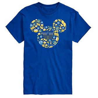 Disney's Mickey Mouse Big & Tall Hanukkah Graphic Tee