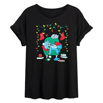 Juniors' Care Bears Unlock The Magic Cozy Oversized Tee