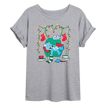 Juniors' Care Bears Unlock The Magic Cozy Oversized Tee