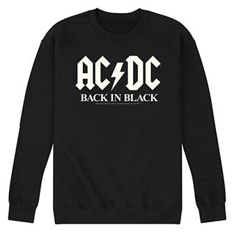 Men's ACDC Back In Black Glow Graphic Fleece