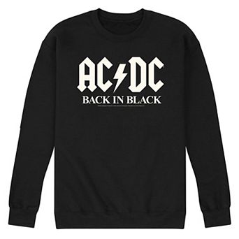 Men's ACDC Back In Black Glow Graphic Fleece