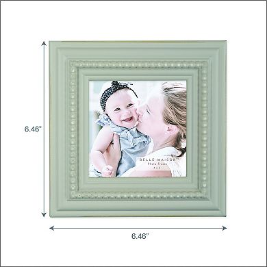 Belle Maison Taupe Beaded Table Top Frame