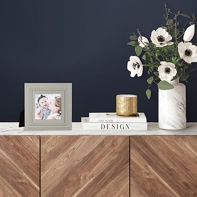 Belle Maison Taupe Beaded Table Top Frame