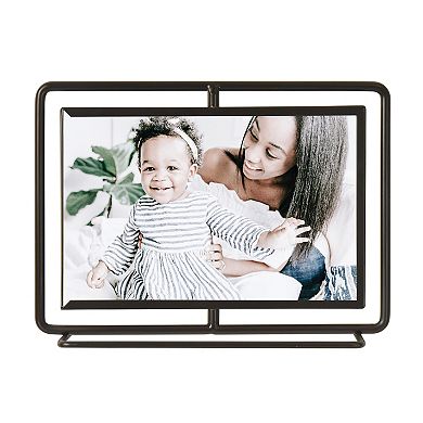 Belle Maison Black Double Swivel Table Top Frame