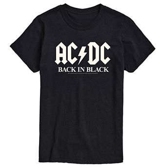 Men's ACDC Back In Black Glow Graphic Tee