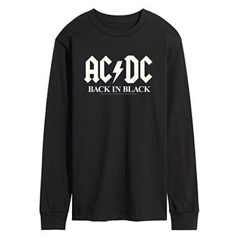 Men's ACDC Back In Black Glow Graphic Tee