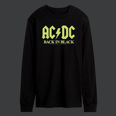 Men's ACDC Back In Black Glow Graphic Tee
