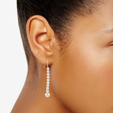 PearLustre by Imperial Sterling Silver Freshwater Cultured Pearl Drop Earrings