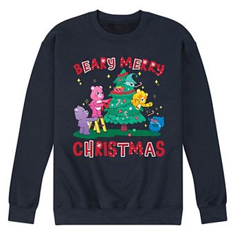 Men's Care Bears Beary Merry Christmas Graphic Fleece Pullover