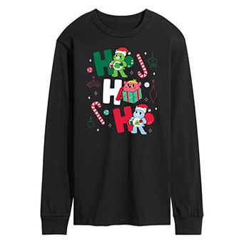 Men's Care Bears Ho Ho Ho Long Sleeve Tee
