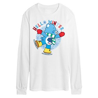Men's Care Bears Hello Winter Long Sleeve Tee