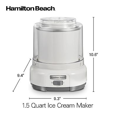 Hamilton Beach 1.5 Quart Ice Cream Maker