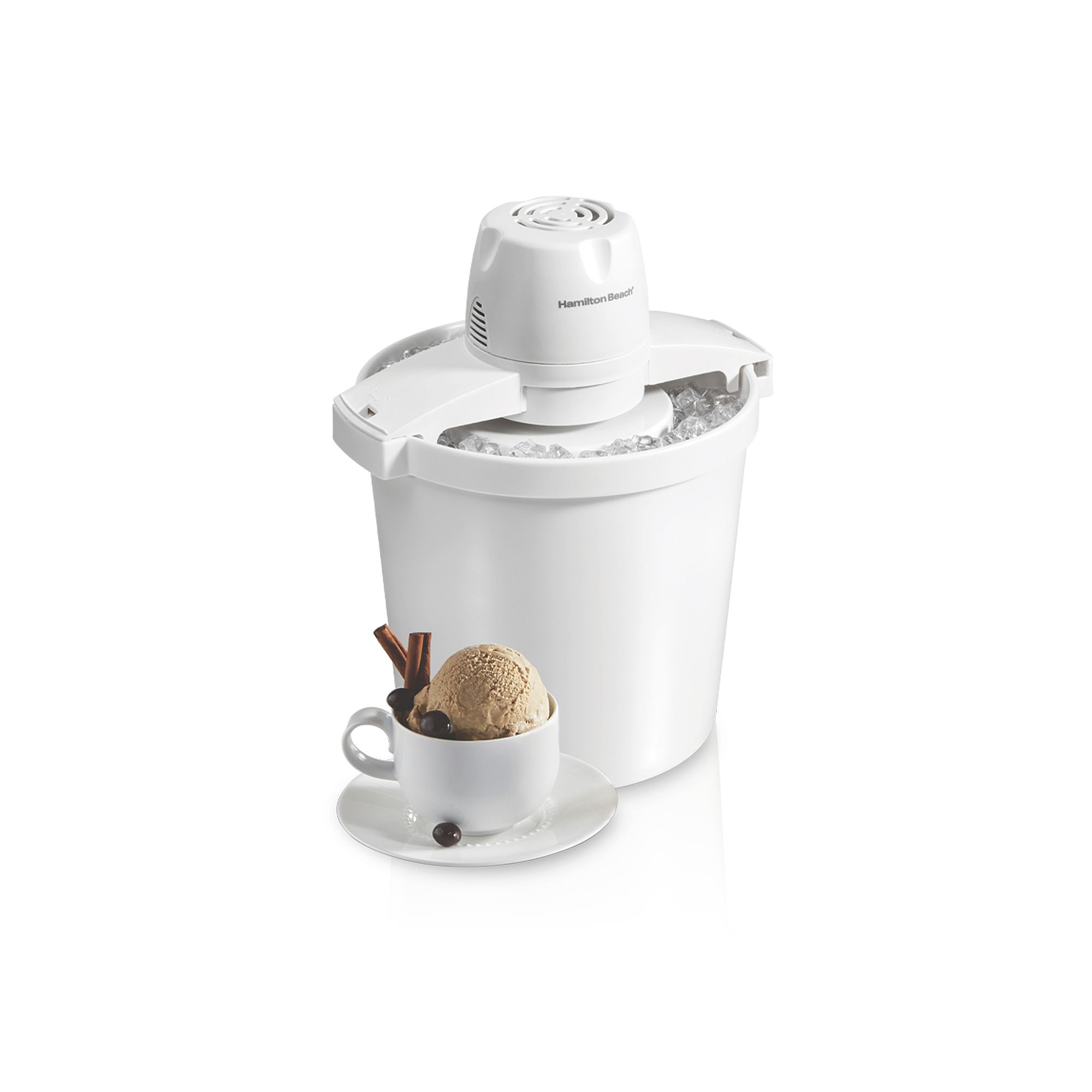 Hamilton Beach 4-qt. Ice Cream Maker, White