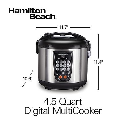 Hamilton Beach 4.5 Quart Digital MultiCooker