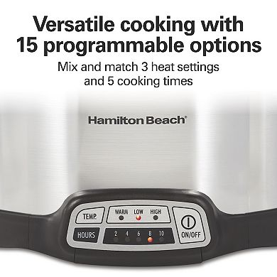 Hamilton Beach 4 Quart Programmable Slow Cooker