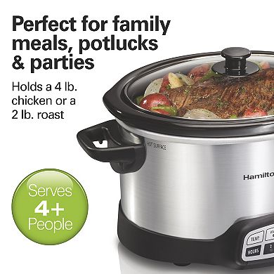 Hamilton Beach 4 Quart Programmable Slow Cooker