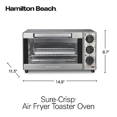 Hamilton Beach Sure-Crisp 4-Slice Air Fryer Toaster Oven
